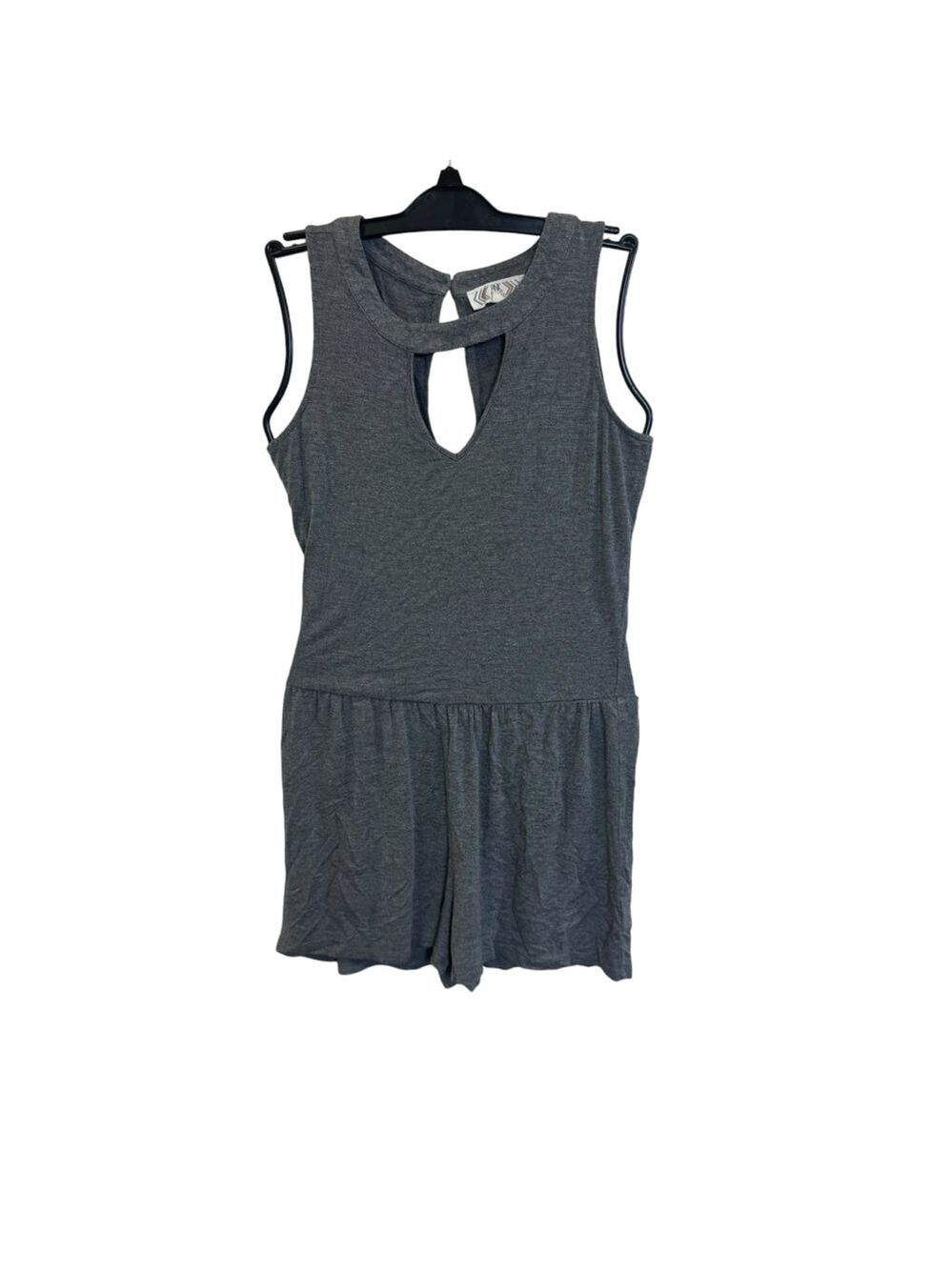 Women's Pink Rose Jumpsuit S Gray